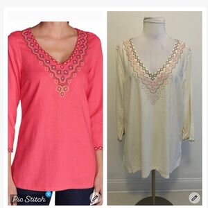 Eddie Bauer Vista Point Embroidered Tunic